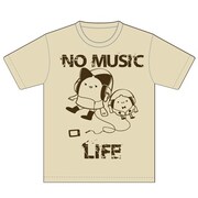 「ベルリンは鐘」無音Tシャツ（ライトベージュ）フロント