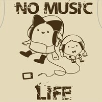 「ベルリンは鐘」無音Tシャツ（ライトベージュ）フロントの柄。