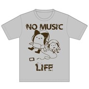 「ベルリンは鐘」無音Tシャツ（ライトグレー）