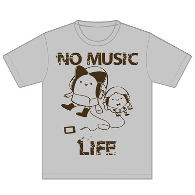「ベルリンは鐘」無音Tシャツ（ライトグレー）