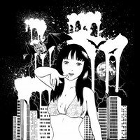 早見純「Vampire」Tシャツにプリントされているイラスト。