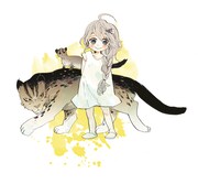 篠丸のどか「花と黒鋼」カット