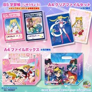 学習帳は300円、A4クリアファイルセットは500円、A4ファイルボックスは500円。