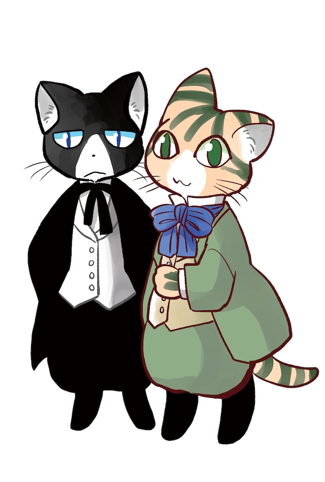 「ねこめ（～わく）」カット