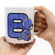 「ぼのぼの アルファベットマグカップ」から「B」のマグカップ。