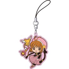 「カードキャプターさくら」ラバーストラップセット（2個入り）に封入されるもののうち1種。 (c)CLAMP・ShigatsuTsuitachi CO.,LTD.