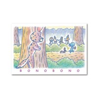 ヤマシロヤの「ぼのぼの」フェアでプレゼントされるポストカードBの表面。(c)いがらしみきお／竹書房 AUTHORIZED BY PHOENIX CORPORATION,LTD.