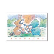 ヤマシロヤの「ぼのぼの」フェアでプレゼントされるポストカードAの表面。(c)いがらしみきお／竹書房 AUTHORIZED BY PHOENIX CORPORATION,LTD.