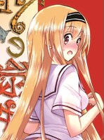 アニメイトで配布される描き下ろししおり「金の彼女ver.」の一部。