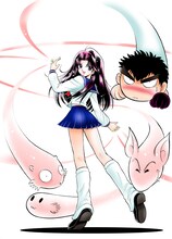 葉月いずなのカット。(c)真倉翔・岡野剛/集英社