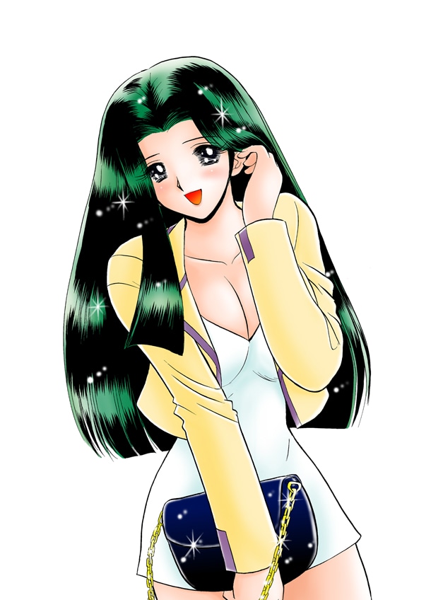 高橋律子のカット。(c)真倉翔・岡野剛/集英社