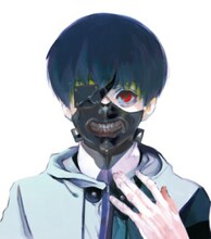 Blu-ray＆DVD1巻の、初回限定生産版ジャケットにデザインされるイラストのイメージ。(c)石田スイ／集英社・東京喰種製作委員会