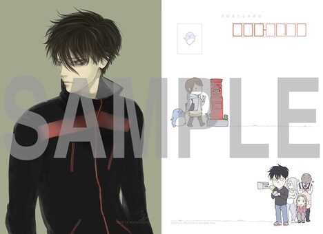 サイン会でプレゼントされる特製ポストカード。