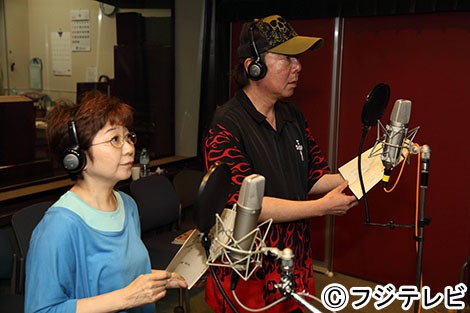 アフレコの様子。