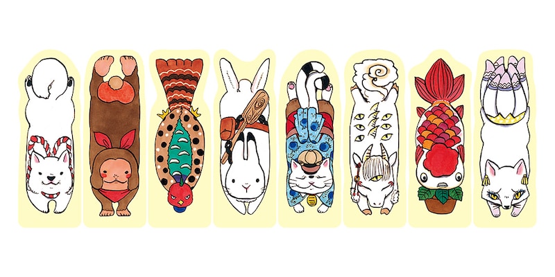 「鬼灯の冷徹」15巻限定版に付いてくる「動物おしり付箋」。