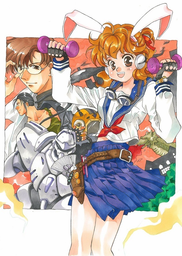 むっちりむうにいによる「小娘オーバードライブ」のイラスト。