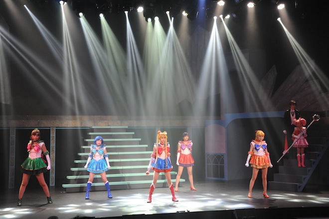 ミュージカル「美少女戦士セーラームーン ～Petite Etrangere～」公開舞台稽古の様子。