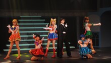 ミュージカル「美少女戦士セーラームーン ～Petite Etrangere～」公開舞台稽古の様子。