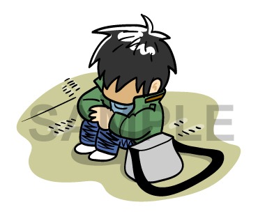 LINEスタンプ「トーキョー無職/自立日記」より。