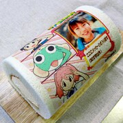 「ケロロ軍曹」の「写真＆メッセージ入プリロール」。(c)2014 Mine Yoshizaki/KADOKAWA, SUNRISE