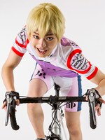 水田信行役の桝井賢斗。 (c)渡辺航（週刊少年チャンピオン）2008／弱虫ペダル製作委員会2013 (c)渡辺航（週刊少年チャンピオン）／マーベラス、東宝、ディー・バイ・エル・クリエイション