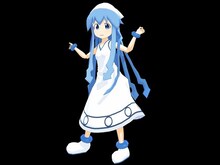 3Dイカ娘のイメージ。 (c)安部真弘（週刊少年チャンピオン）／海の家れもん