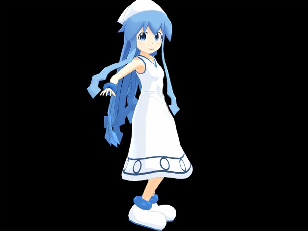 3Dイカ娘のイメージ。 (c)安部真弘（週刊少年チャンピオン）／海の家れもん