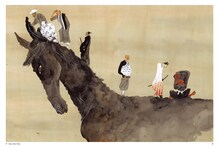 「松本大洋+ニコラ・ド・クレシー」に収録された、大洋のイラスト。