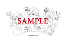 アニメ「アオハライド」のBlu-ray&DVD4巻に付く放送記念特別グリーティングカード（双葉＆洸）。 (c)2014 咲坂伊緒／集英社・「アオハライド」製作委員会