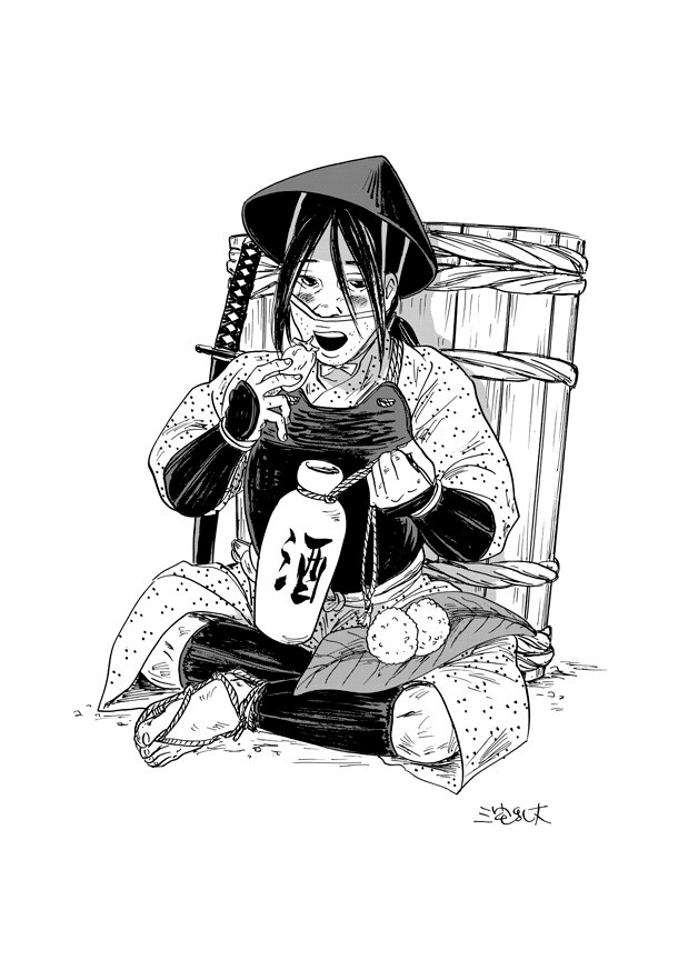 「はじめての戦」のカット。