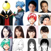 映画「暗殺教室」の主要キャスト。(c)2015松井優征/集英社・映画「暗殺教室」製作委員会