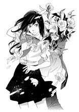 びっけの読み切り「花と食卓」カット