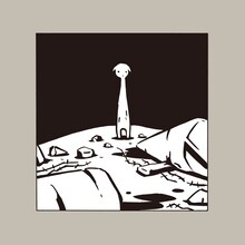 「西島大介作品集 くらやみ村のこどもたち」より。