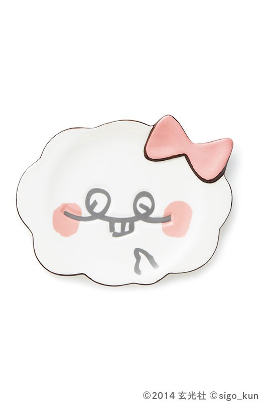 「I My モコちゃん いただきますプレート」1620円。