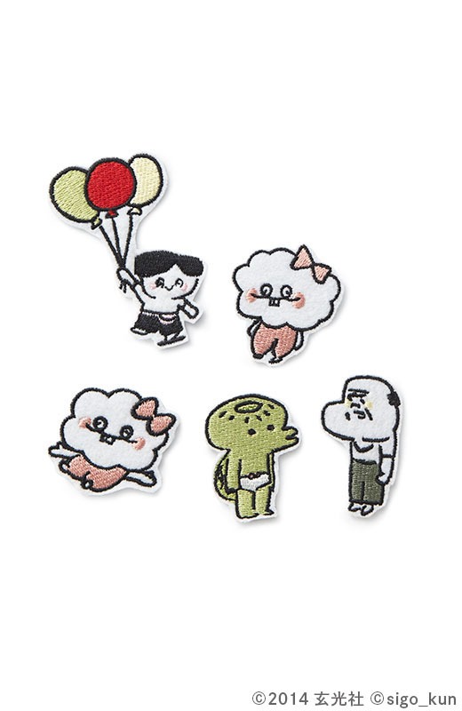 「I My モコちゃん みんな集合ワッペンセット」2160円。