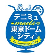 「テニミュ meets 東京ドームシティ in Summer 2014」のビジュアル。(c)許斐 剛／集英社・NAS・新テニスの王子様プロジェクト (c)許斐 剛/集英社・テニミュ製作委員会