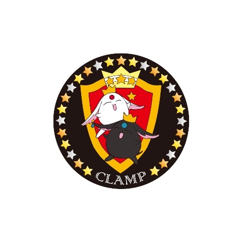 アニカプ（缶バッチ）全12種のうち、会場限定絵柄。価格は1個200円。(c)CLAMP・ShigatsuTsuitachi CO.,LTD.
