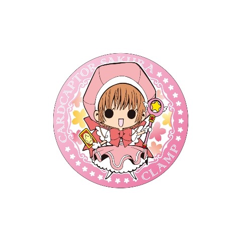 アニカプ（缶バッチ）全12種のうちの1種。価格は1個200円。(c)CLAMP・ShigatsuTsuitachi CO.,LTD.
