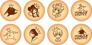 CLAMPクッキーの絵柄はランダムで入れられている。(c)CLAMP・ShigatsuTsuitachi CO.,LTD.