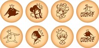 CLAMPクッキーの絵柄はランダムで入れられている。(c)CLAMP・ShigatsuTsuitachi CO.,LTD.
