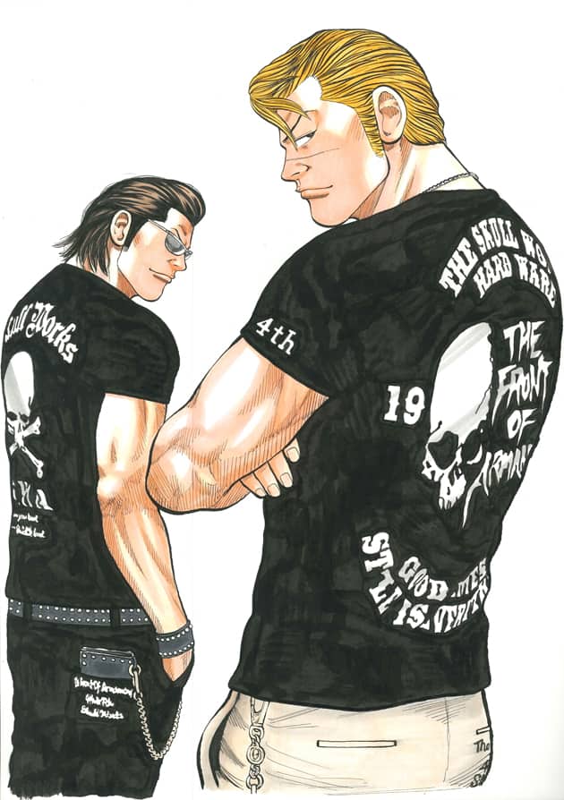 高橋ヒロシサイン入り複製原画 全5点 クローズ ワーストCROWS ゆす WORST 