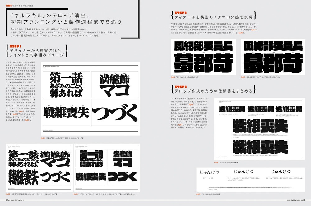 ムック「MdN EXTRA Vol.1」より。