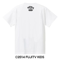 「ガチャピン＆ムック×T.F.O.A コラボ Tシャツ」ホワイト。