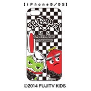 「ガチャピン＆ムック×T.F.O.Aコラボ iPhone・スマホケース［市松チェック背景］」。※写真はiPhone5/5s用のもの