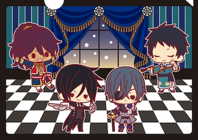 「黒執事 Book of Circus クリアファイルA」(c)枢やな/スクウェアエニックス・黒執事Project・MBS