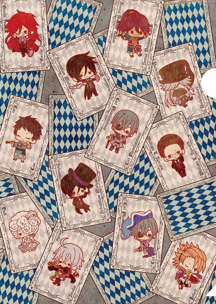 「黒執事 Book of Circus クリアファイルA」(c)枢やな/スクウェアエニックス・黒執事Project・MBS