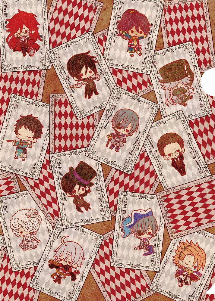 「黒執事 Book of Circus クリアファイルB」(c)枢やな/スクウェアエニックス・黒執事Project・MBS