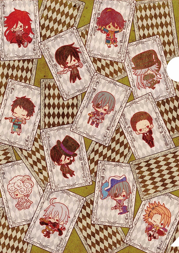 「黒執事 Book of Circus クリアファイルC」(c)枢やな/スクウェアエニックス・黒執事Project・MBS