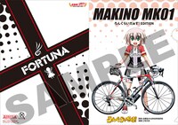 アウローラブースでプレゼントされるクリアファイル。