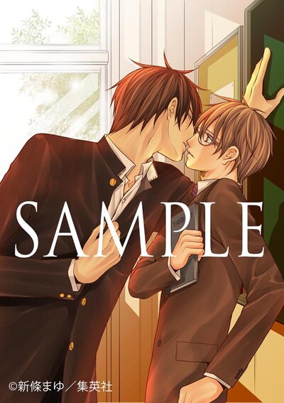 「教師の純情 生徒の欲望」のイラスト。(c)新條まゆ／集英社